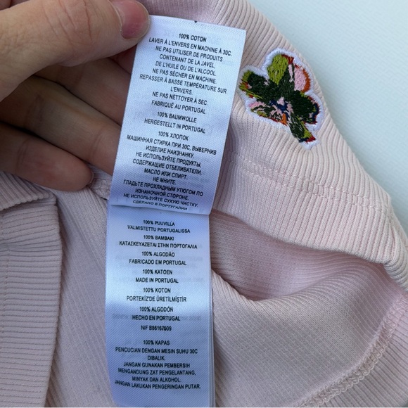 Ted Baker Rib Racerback Tank Size 0, Pale Pink - Picture 10 of 10